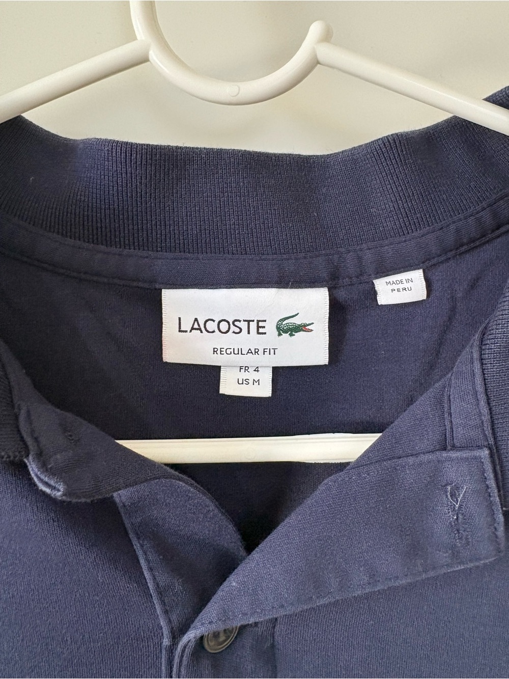 LACOSTE Men's Polo TRIO in Navy, Coral & Black - Picture 5 of 10
